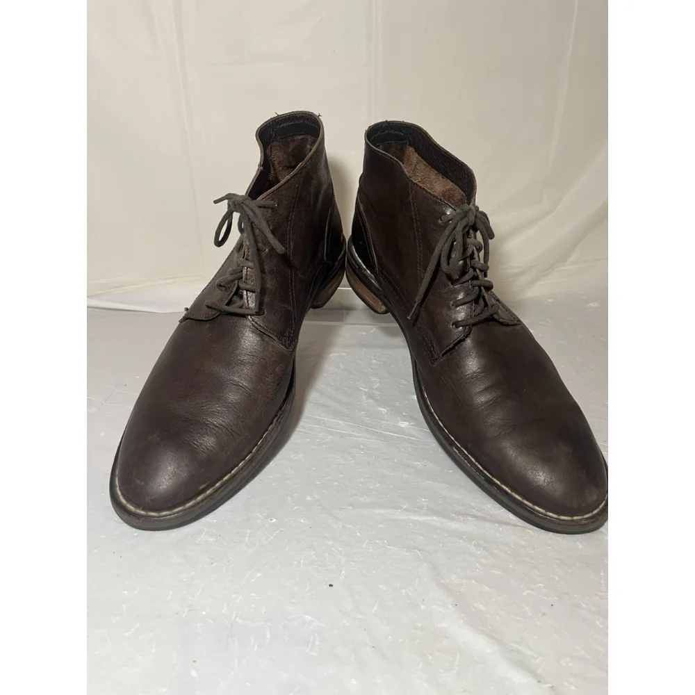 Cole Haan Canton Brown Leather Chukka Ankle Boot C11858 Mens 12 M Excellent_11
